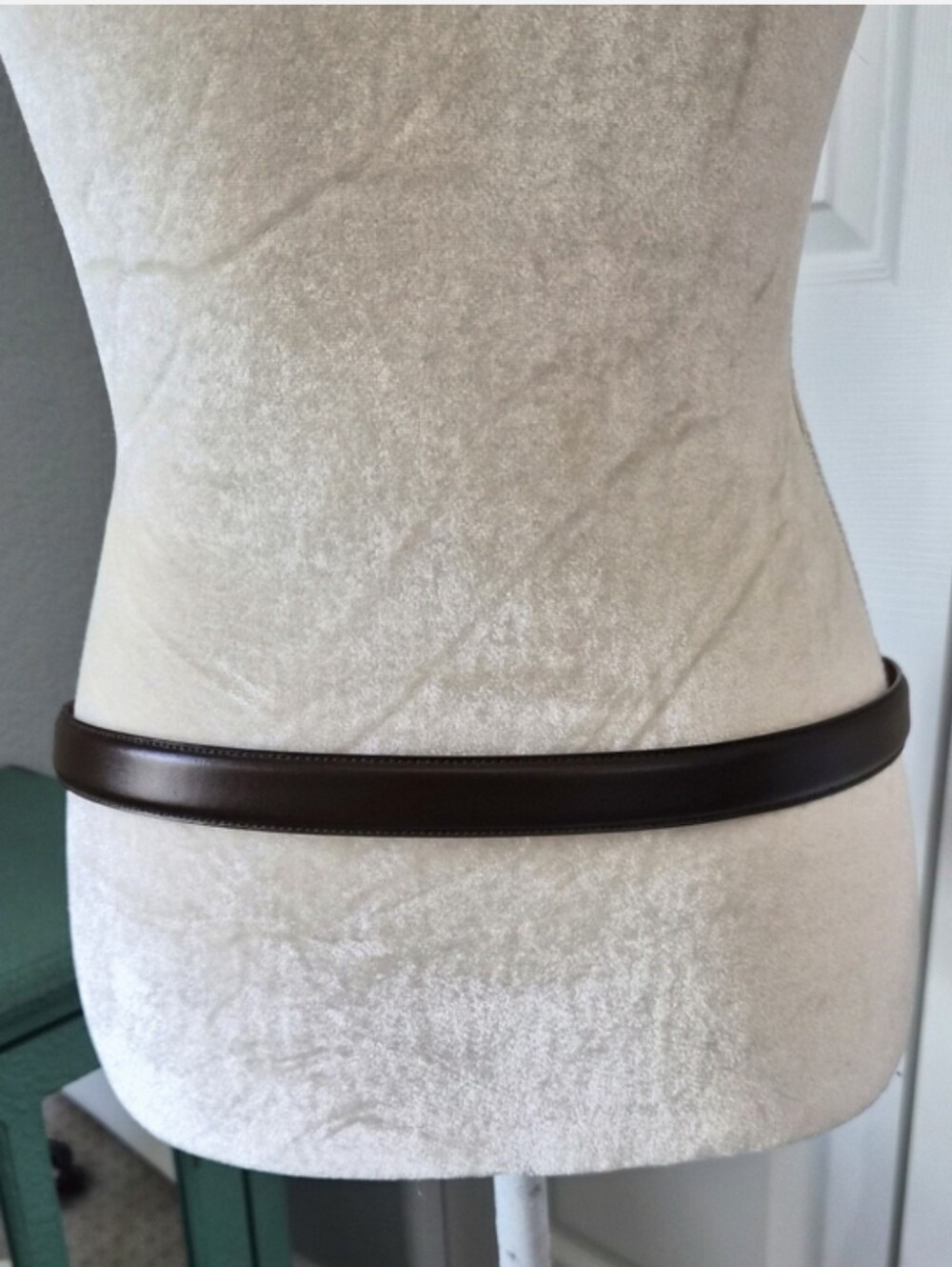 Lauren Ralph Lauren Italian Leather Brown Belt 1X Preppy Equestrian Quiet Luxury - Picture 3 of 11